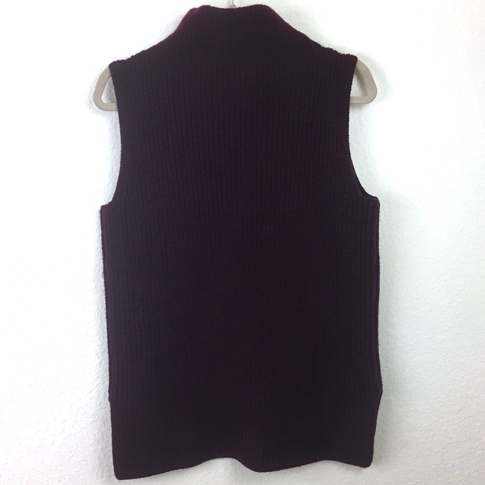 ‼️LAST CHANCE‼️Chunky Burgundy Wool Sweater - Picture 6 of 6